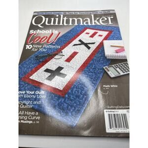 Quiltmaker July Aug 2020 Tips for Teaching Kids to Quilt FREE SHIPPING